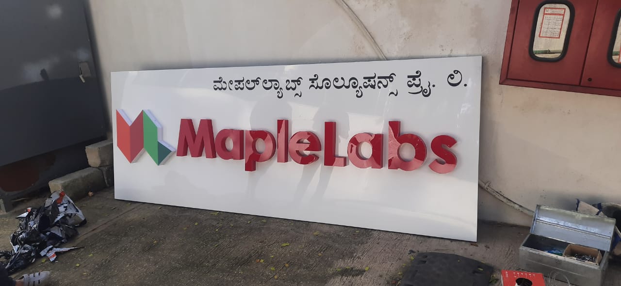 Acrylic sign board manufacturers in bangalore